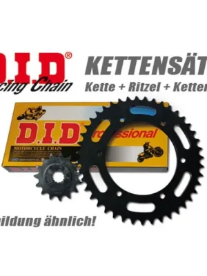 Top-Preis DID Kette und ESJOT Räder VX-Kettensatz Suzuki RG 125 Gamma 85-91 (Satz)