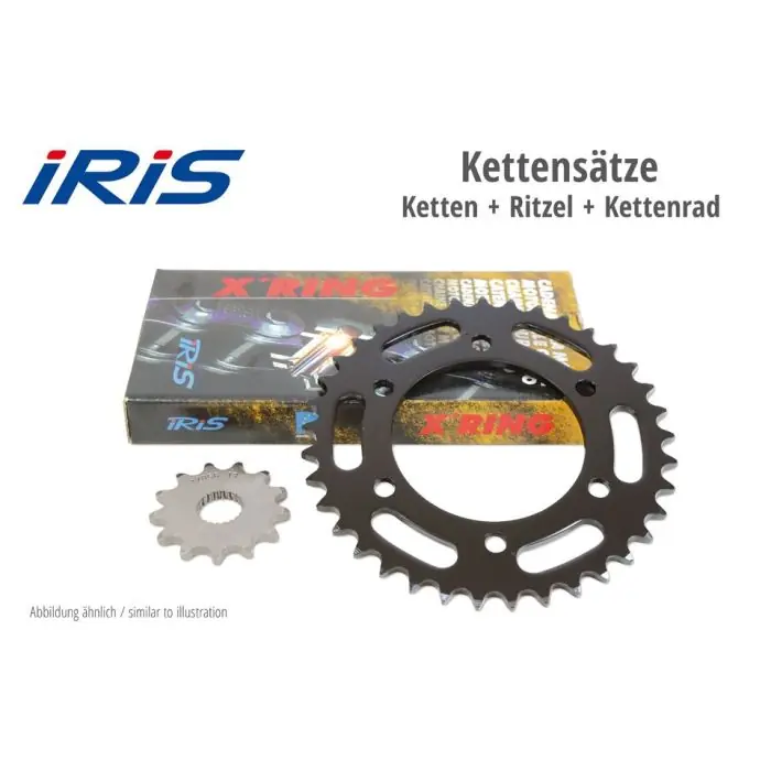 Bestseller IRIS Kette&ESJOT Räder XR Kettensatz Kawasaki Z 400 B (2 Zyl.) 74-77 (Satz)