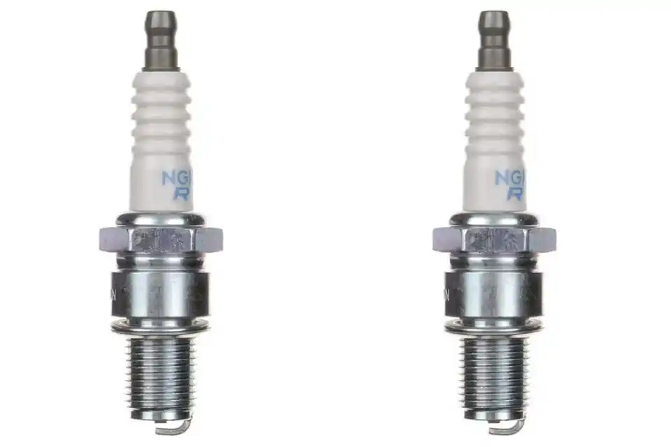 2x Zündkerze NGK BR9ES BR-9 ES Motorrad Roller Garantierte Lieferung