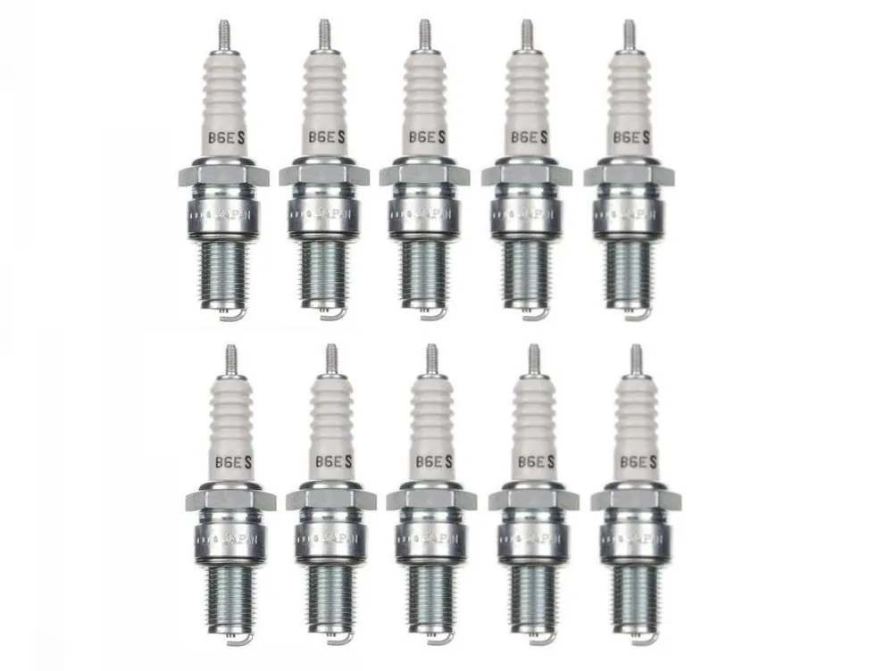 10x Zündkerze NGK B6ES Markenware