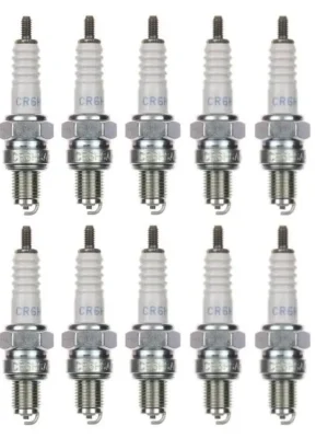 10x Zündkerze CR6HSA Zündkerzen Set 10 Stück 10er Pack für Motorrad / Roller Expressversand