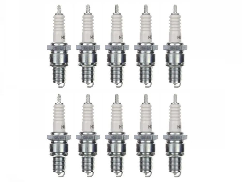 10x Zündkerze BP6ES Zündkerzen Set 10 Stück 10er Pack für Motorrad / Roller Billig