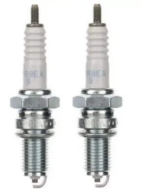 2x Zündkerze DPR8EA-9 Zündkerzen Set 2 Stück für Roller / Motorrad Sichere Zahlung