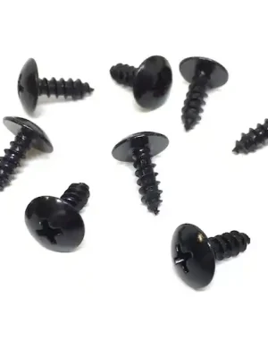10x Verkleidungsschrauben Schwarz 4x12mm für Yamaha Aerox, MBK Nitro Preisreduziert