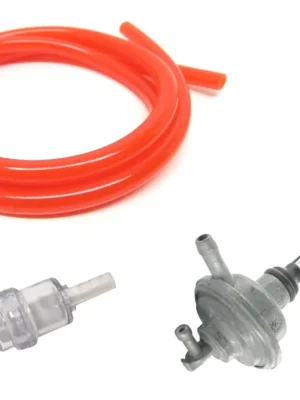 Nur Für Kurze Zeit Benzinhahn Benzinfilter Benzinschlauch Rot Piaggio TPH Sfera NRG, Peugeot Speedfight, Yamaha Aerox