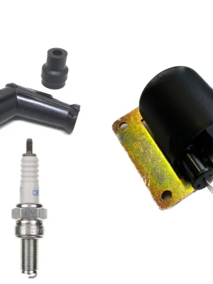 Zündspule Zündkerzenstecker Zündkerze für Piaggio Sfera 125 RST Begrenztes Angebot