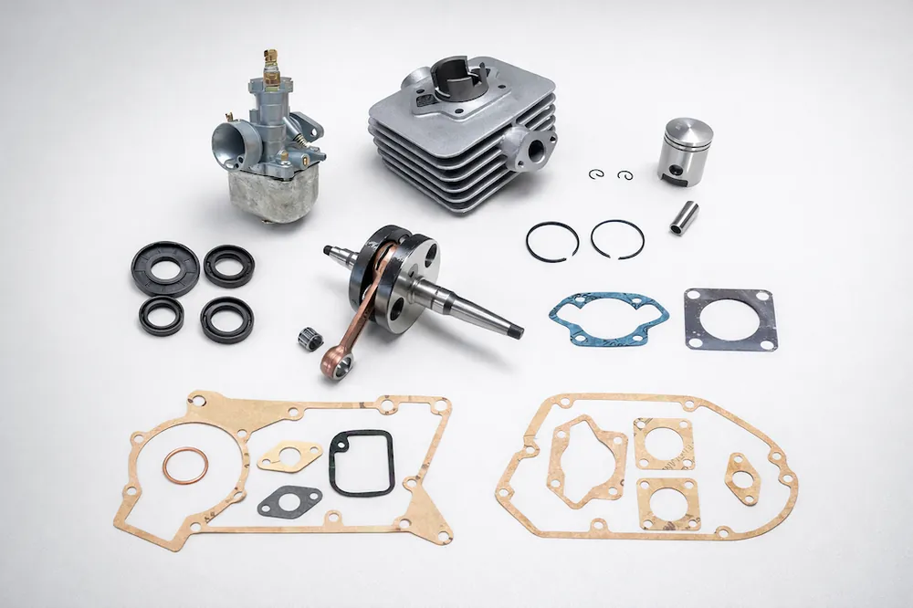 Zylinder Kurbelwelle Vergaser Dichtsatz für Simson S51 S53 SR50 KR51/2 Schwalbe Preis Gesenkt