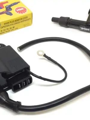 CDI Zündspule Zündkerzenstecker für Piaggio Fly Free NRG Sfera TPH Zip, Vespa ET2 Zertifiziert