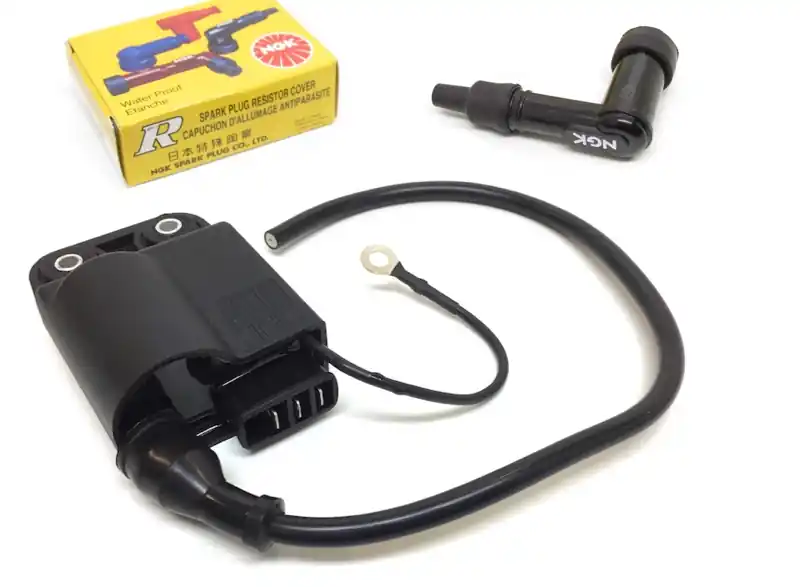 CDI Zündspule Zündkerzenstecker für Piaggio Fly Free NRG Sfera TPH Zip, Vespa ET2 Zertifiziert