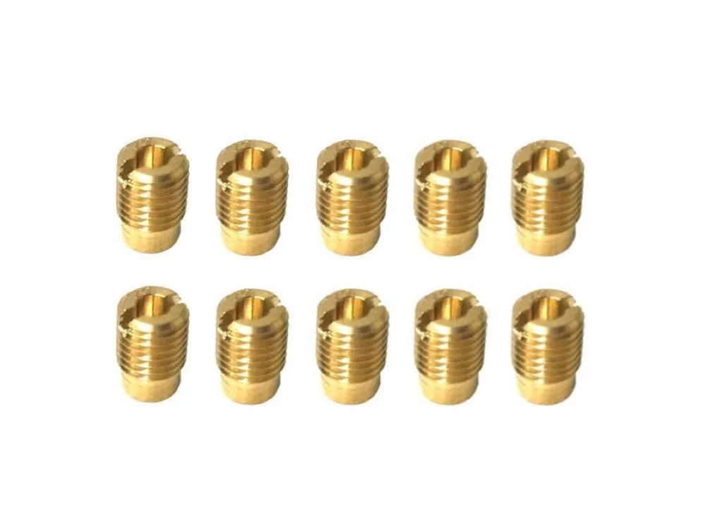 10x Hauptdüsen Düsen Set 54-72 für Gurtner Vergaser für Peugeot Speedfight Honda Bali Neue Ware
