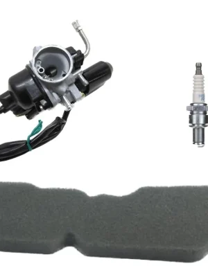 12mm Vergaser + Luftfilter + Zündkerze BR9ES Set für Piaggio TPH 50 Jetzt Kaufen