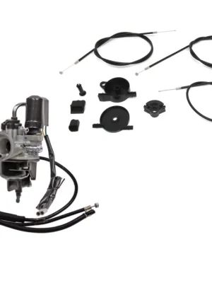 12mm Vergaser inkl. E-Choke + Gaszug Set für Piaggio Sfera RST C01, Vespa ET2 50 Letzte Chance