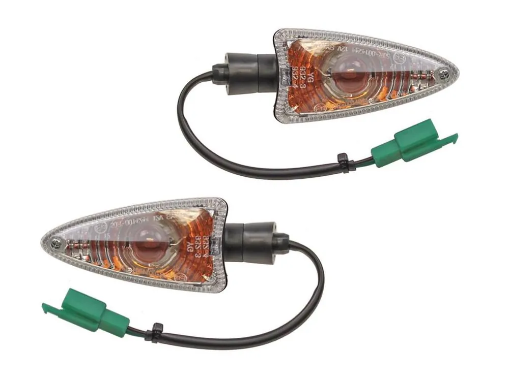 Nur Heute Blinker Set Hinten Klar 12V E-geprüft für Yamaha Aerox (ab 2013), Aprilia RS4 125