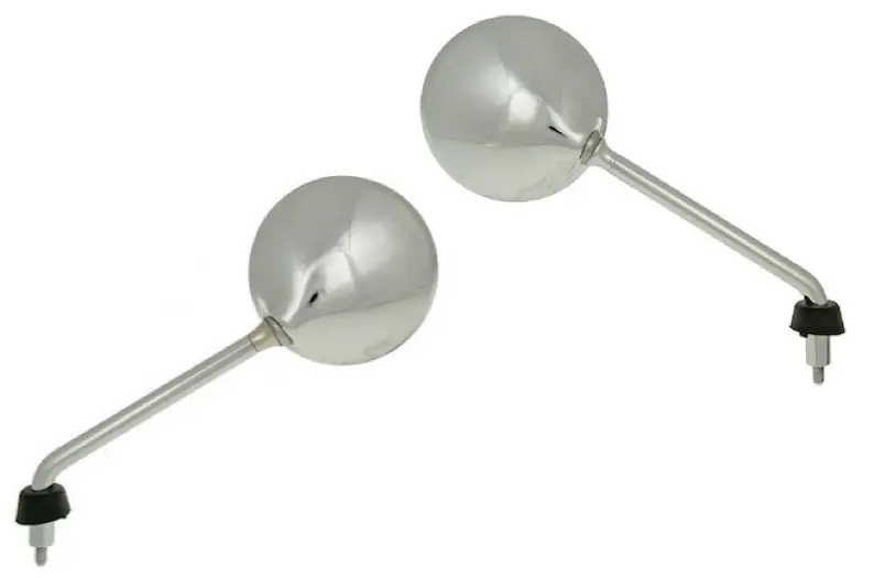 Preisknaller Rückspiegel Spiegel Set für Vespa LX Piaggio Liberty 2T 4T 50 125 150 Chrom