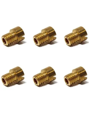 Bestpreis 10x Vergaser Hauptdüsen M6 Düsen Set 100-122 für Dellorto PHVA