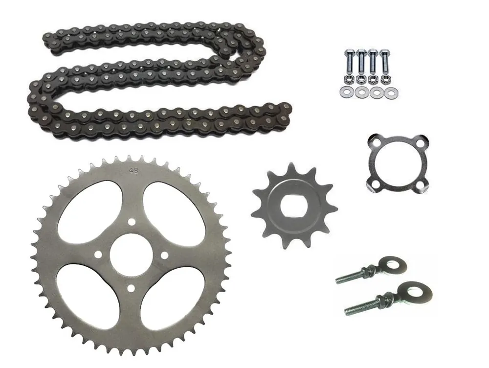 Kettensatz Kette 48er Kettenrad 11er Ritzel für Hercules Sachs Prima 2 3 4 5 S Schneller Versand