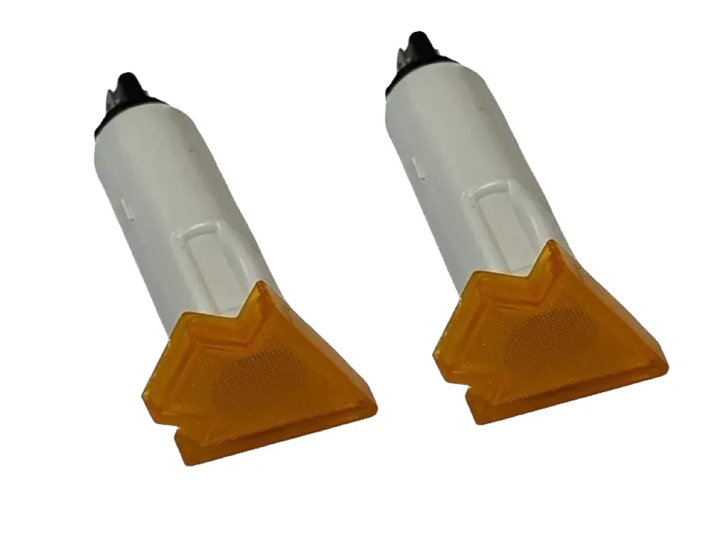 2x Blinker Kontrollleuchte Set 6V Pfeil orange für Hercules Kreidler Puch Wochenendangebot