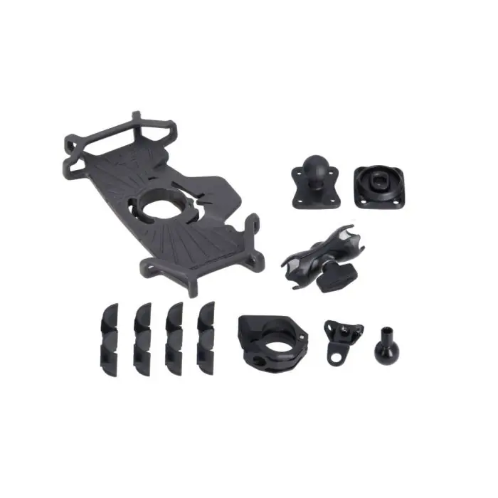 SW-Motech Universal Navi-Kit T-Lock Halter Smartphone groß Inkl 2" Klemmarm für Lenker/Spiegelgewinde Meistverkauft