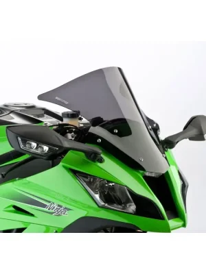 BODYSTYLE Racing Cockpitscheibe schwarz getönt ABE passt für KAWASAKI ZX-10R(16-18)/ZX-10R(19-20)/ZX-10R SE(19-20)/ZX-10RR(17-18)/ZX-10RR(19-20) Markenprodukt