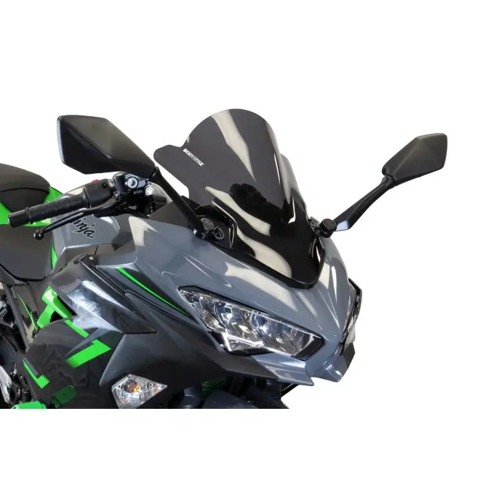 Günstig V*BODYSTYLE Racing Cockpitscheibe schwarz getönt ABE passt für KAWASAKI Ninja 400(18-21)/Ninja 400(22-24)
