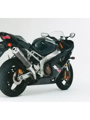 HURRIC Supersport Auspuff Carbon EG-BE passt für Kawasaki ZX-6R, ZX-6RR Abverkauf