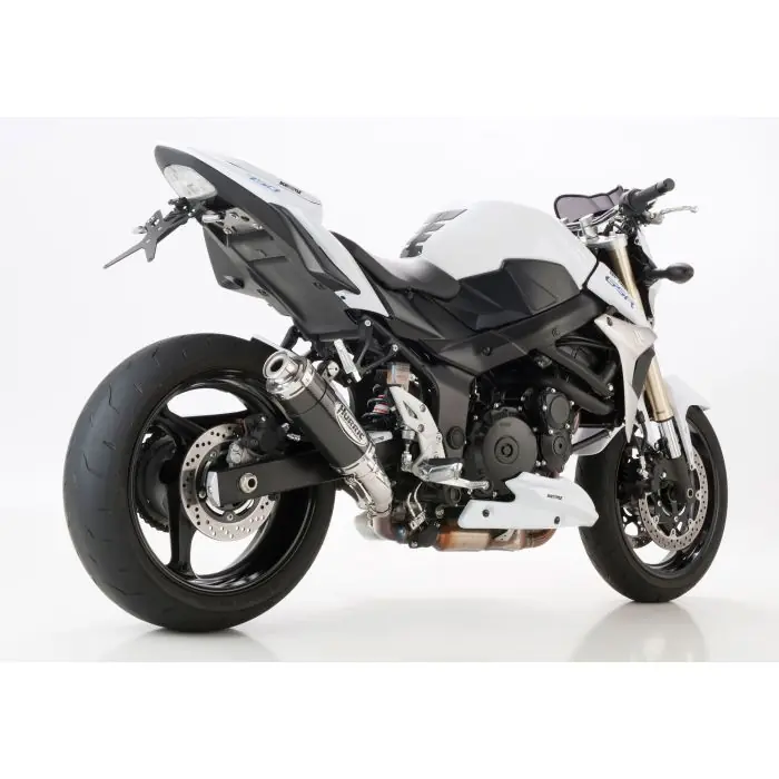 Echt HURRIC Supersport Auspuff Short Carbon EG-BE passt für SUZUKI GSR 750(11-16)