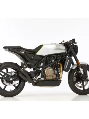 HURRIC Pro 2 Auspuff schwarz-matt EG-BE passt für HUSQVARNA Svartpilen 701(18-20)/Vitpilen 701(18-20) Mega-Angebot