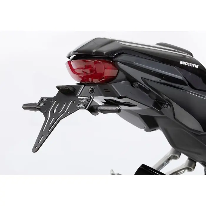 Abverkauf PROTECH V-SHAPE Kennzeichenhalterset schwarz passt für Honda CB650R, CBR650R