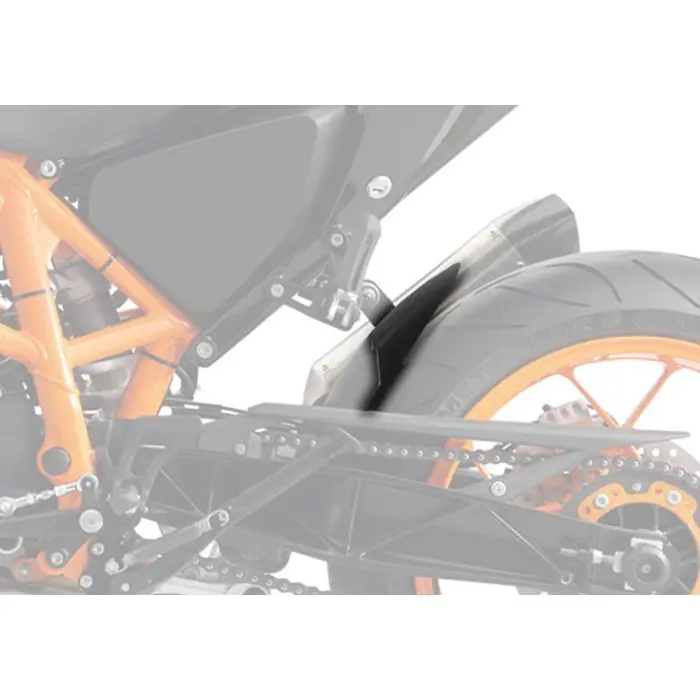 Highlight BODYSTYLE Hinterradabdeckungsverlängerung schwarz-matt passt für KTM 690 Duke(10-15)/690 Duke(16-19)/690 Duke R(16-17)