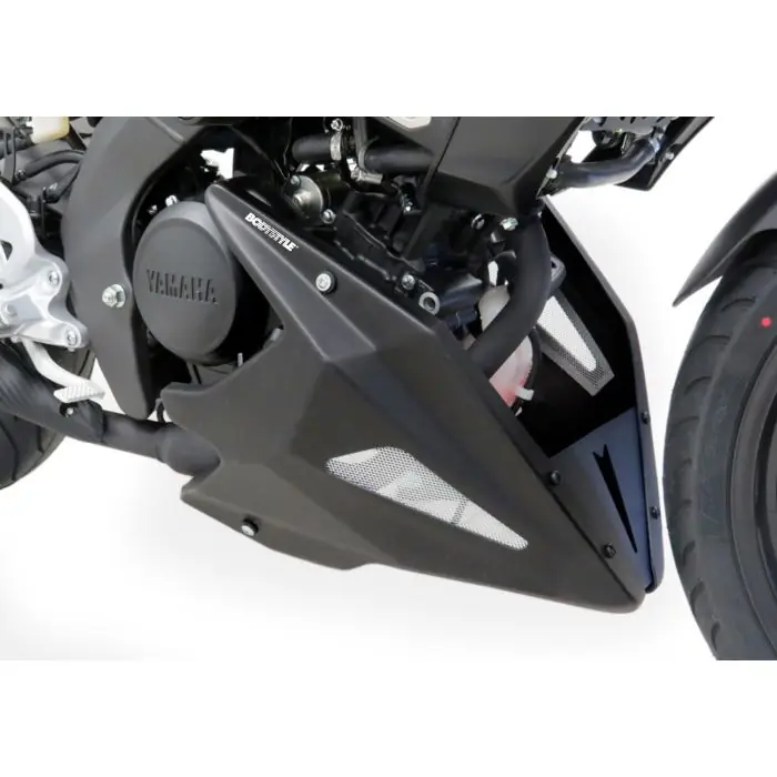 Begrenztes Angebot BODYSTYLE Raceline Bugspoiler schwarz-matt ABE passt für YAMAHA MT-125(21-24)/MT-125(20-20)/XSR125 / Legacy(21-24)