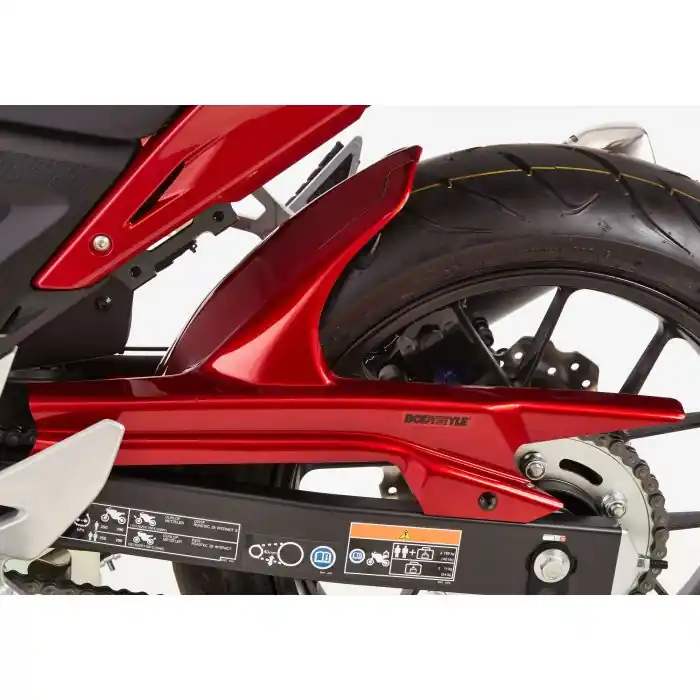 BODYSTYLE Sportsline Hinterradabdeckung silber Force Silver Metallic, NH 411M ABE passt für HONDA CB500F(18-18)/CB500X(18-18) Sonderaktion
