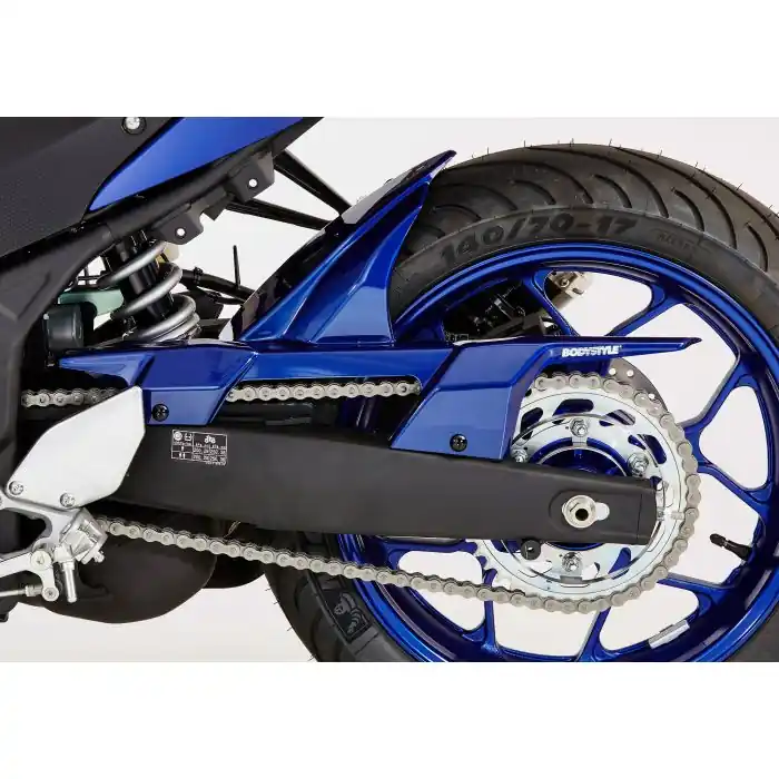 BODYSTYLE Sportsline Hinterradabdeckung Mat Light Grey Metallic4, MLNM/Vivid Yellowish Red Solid ABE passt für YAMAHA MT-03(19-19) Angebot