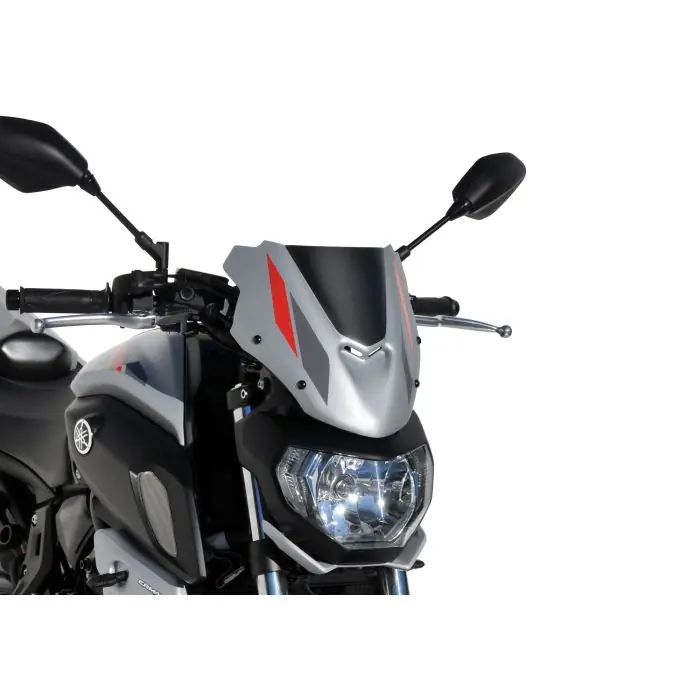 Top-Preis V*BODYSTYLE Sportsline Scheinwerferverkleidung grau/gelb Matt Gray Metallic3, MNM3/Night Fluo S. ABE passt für YAMAHA MT-07(18-18)