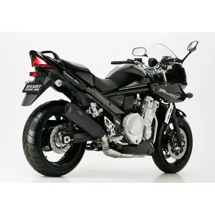 Highlight SHARK DSX-10 Auspuff schwarz-matt EG-BE passt für SUZUKI GSF 1200 Bandit(06-06)/GSF 1200 Bandit S(06-06)