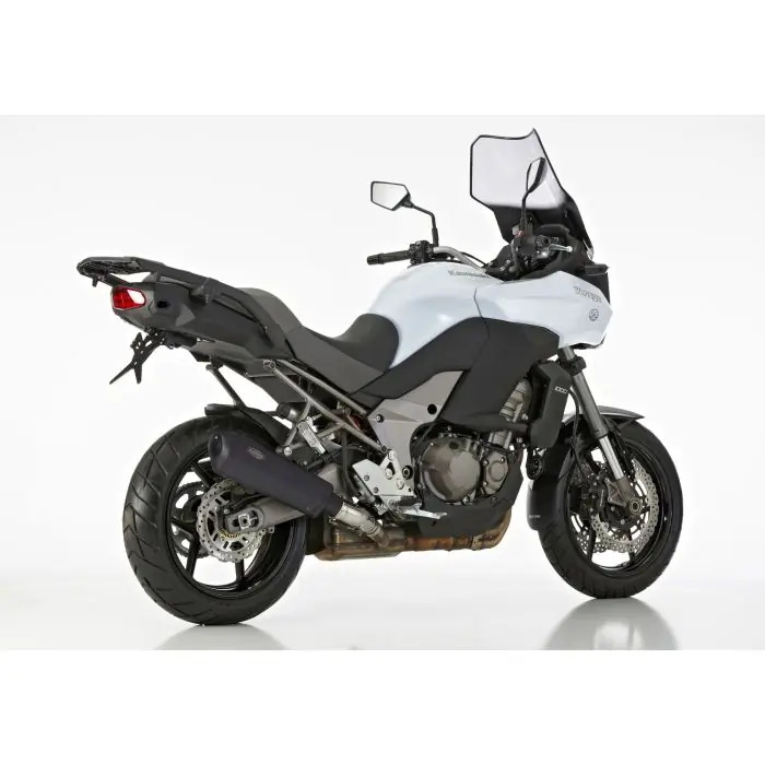 Preis Gesenkt SHARK DSX-10 Auspuff schwarz-matt EG-BE passt für KAWASAKI Versys 1000(19-24)