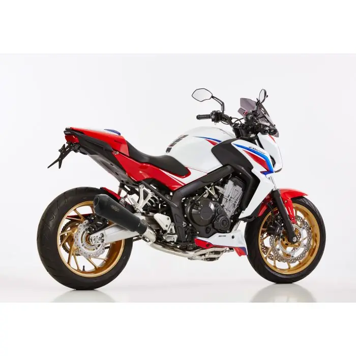 SHARK DSX-7 Auspuffanlage Short schwarz-matt EG-BE passt für HONDA CB650F(17-18)/CB650F(17-18)/CBR650F(17-18)/CBR650F(17-18) Highlight