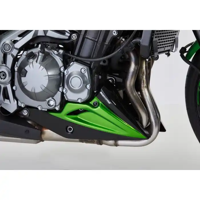 BODYSTYLE Sportsline Bugspoiler schwarz Metallic Spark Black, 660 ABE passt für KAWASAKI Z900(20-24)/Z900 (70 kW)(20-21)/Z900 (70 kW)(23-24) Neu Im Sortiment