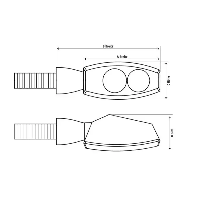 Must-Have DAYTONA LED Sequenz-Blinker D-LIGHT STELLAR (Paar)
