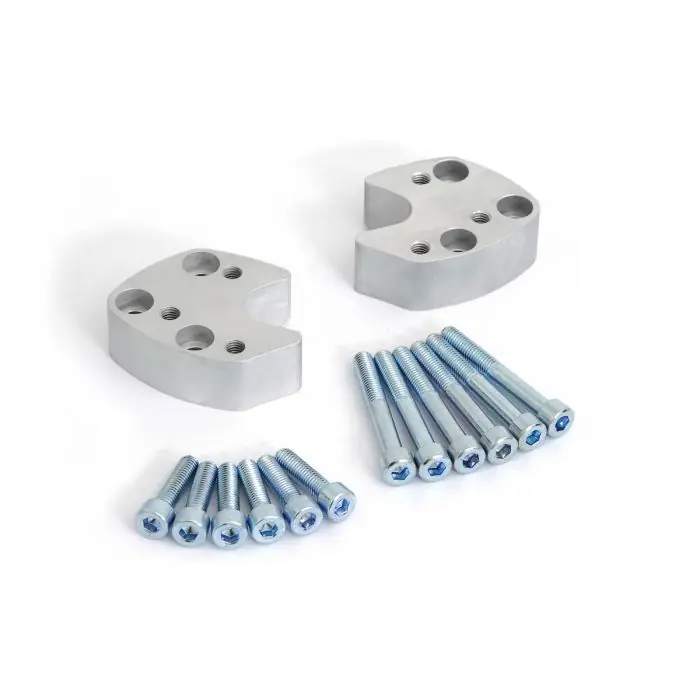 Highlight SW-Motech Lenkererhöhung H=27 mm Silbern passt für Yamaha FJR 1300(00-05)