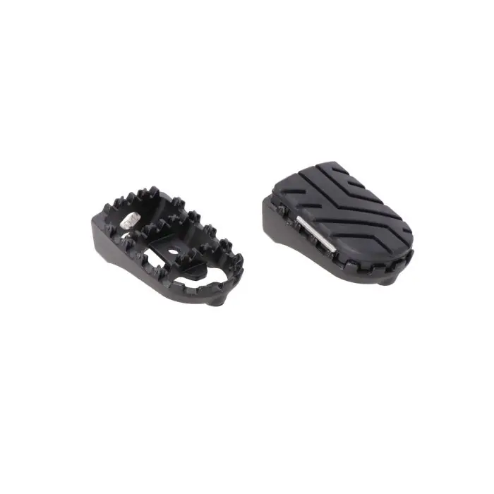 SW-Motech ION Fußrasten-Kit Schwarz passt für Honda/ BMW/ Triumph/ VOGE - Modelle Versand Am Gleichen Tag