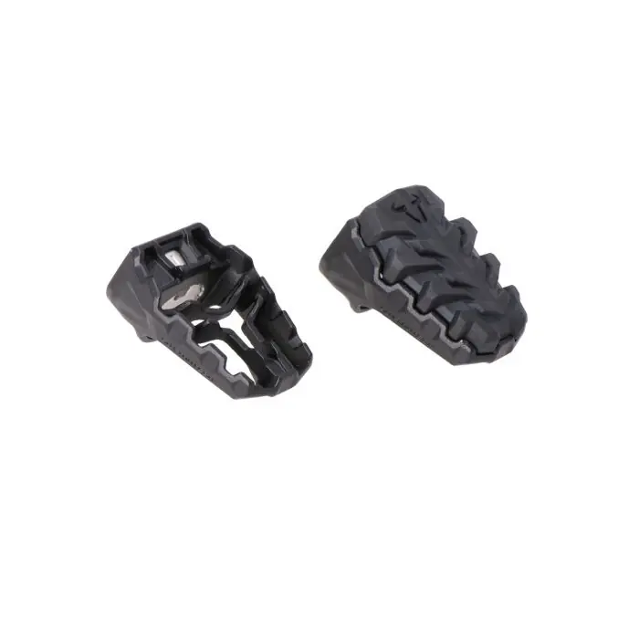 SW-Motech EVO Fußrasten-Kit Schwarz passt für Honda NT1100(21-), XL750(22-) Echt