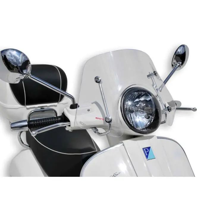 Versand Am Gleichen Tag ERMAX Scooterscheibe Piccolo klar ABE passt für VESPA GTS 125(23-24)/GTS 300(23-24)