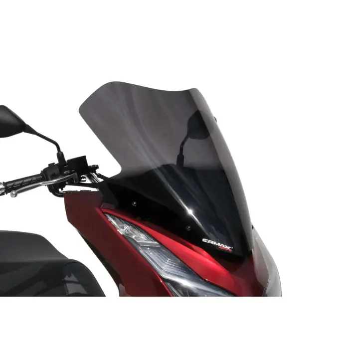V*ERMAX Windschutzscheibe Sport schwarz getönt (durchsichtig) ABE passt für HONDA PCX 125(21-24) Direktkauf