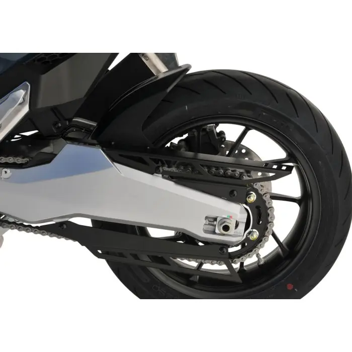Direkt Vom Hersteller BODYSTYLE Sportsline Hinterradabdeckung mit Alu-Kettenschutz grau Iridium Gray Metallic, NHC65 ABE passt für HONDA Forza 750(23-24)