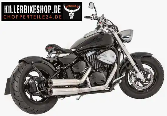 Sonderangebot MB Bobber - Schwingsattel - Set / mit Federn / black / Suzuki M 800 Intruder