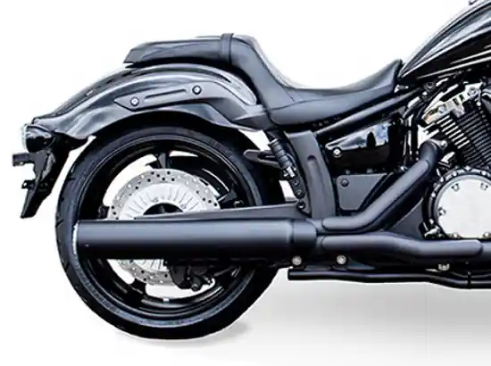 Mega-Angebot MILLER 2-1 - Ocean Drive L - Endschalldämpfer - KAT / schwarz / Yamaha XV 1900 / EG-BE