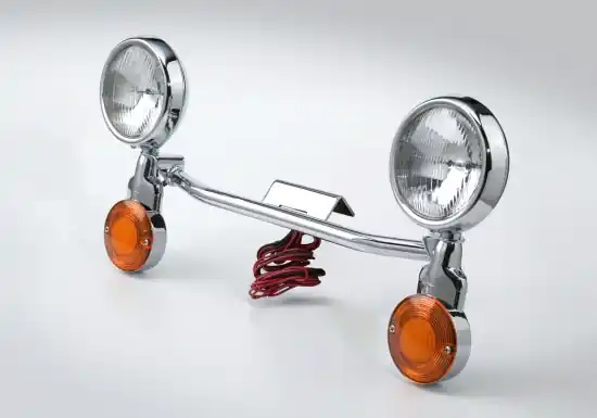 National Cycle Spot-Light-Kit - inkl. Lampen + Blinker - HONDA VTX 1300 / SC 52 Finale Aktion