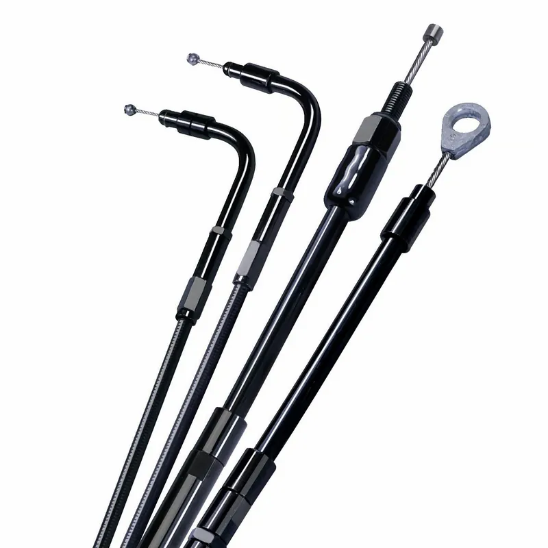Barnett Gaszug Stealth Schwarz 44" für Harley-Davidson 96-22 Neue Kollektion