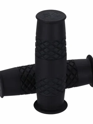 13 1/2 Outlaw Griffe–Gummigriffe Schwarz für Custombikes mit 7/8" Lenker Sichere Zahlung