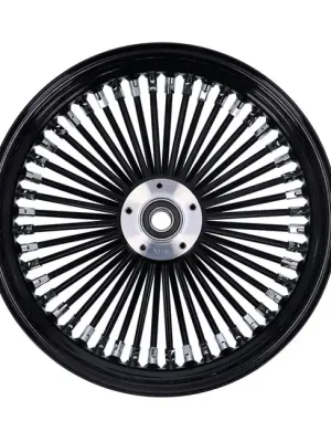 Geprüft Big Spoke Felge hinten Schwarz 3,5x16" für Harley-Davidson mit TÜV!